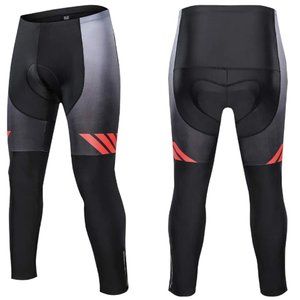 AIPEILEI Men's 3D Pad Quick Dry Reflective Sports Nylon Cycling Pants Bike Pants